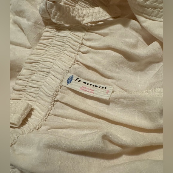 Free People Movement Split Rock Jumpsuit One Piece Cream size small - Picture 9 of 9